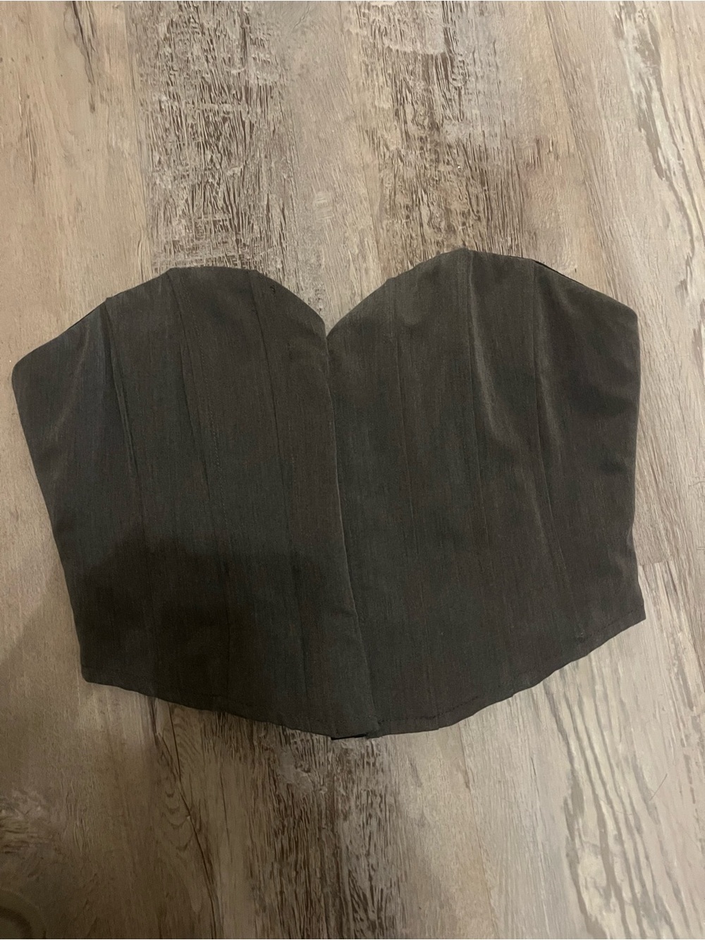 fashion nova strapless corset top